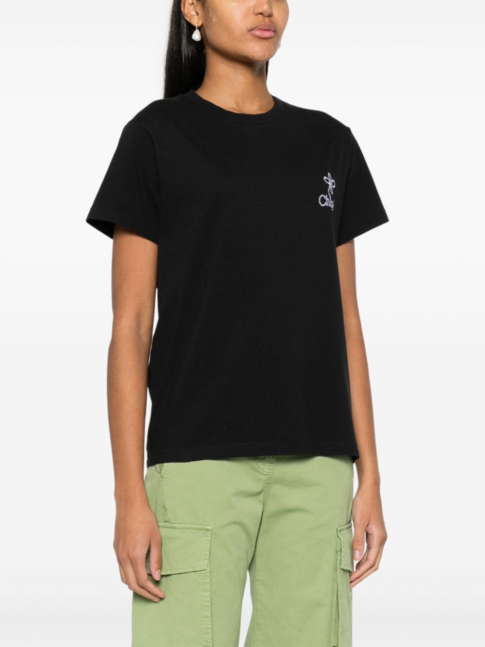 Chloé CHLOÉ- Logo Cotton T-shirt