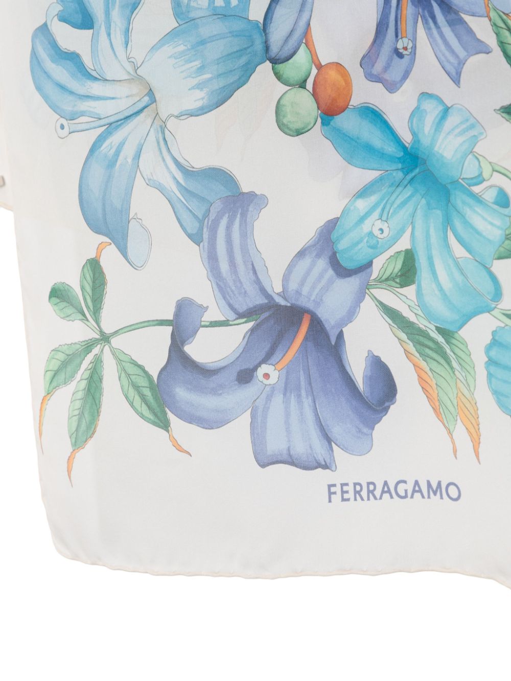 Ferragamo FERRAGAMO- Printed Silk Scarf