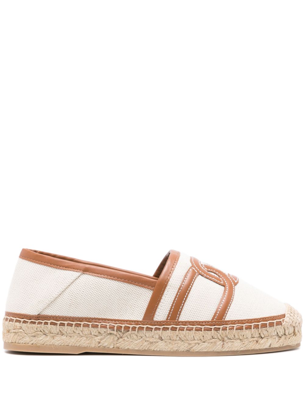 Tod's TOD'S- Canvas And Leather Espadrilles