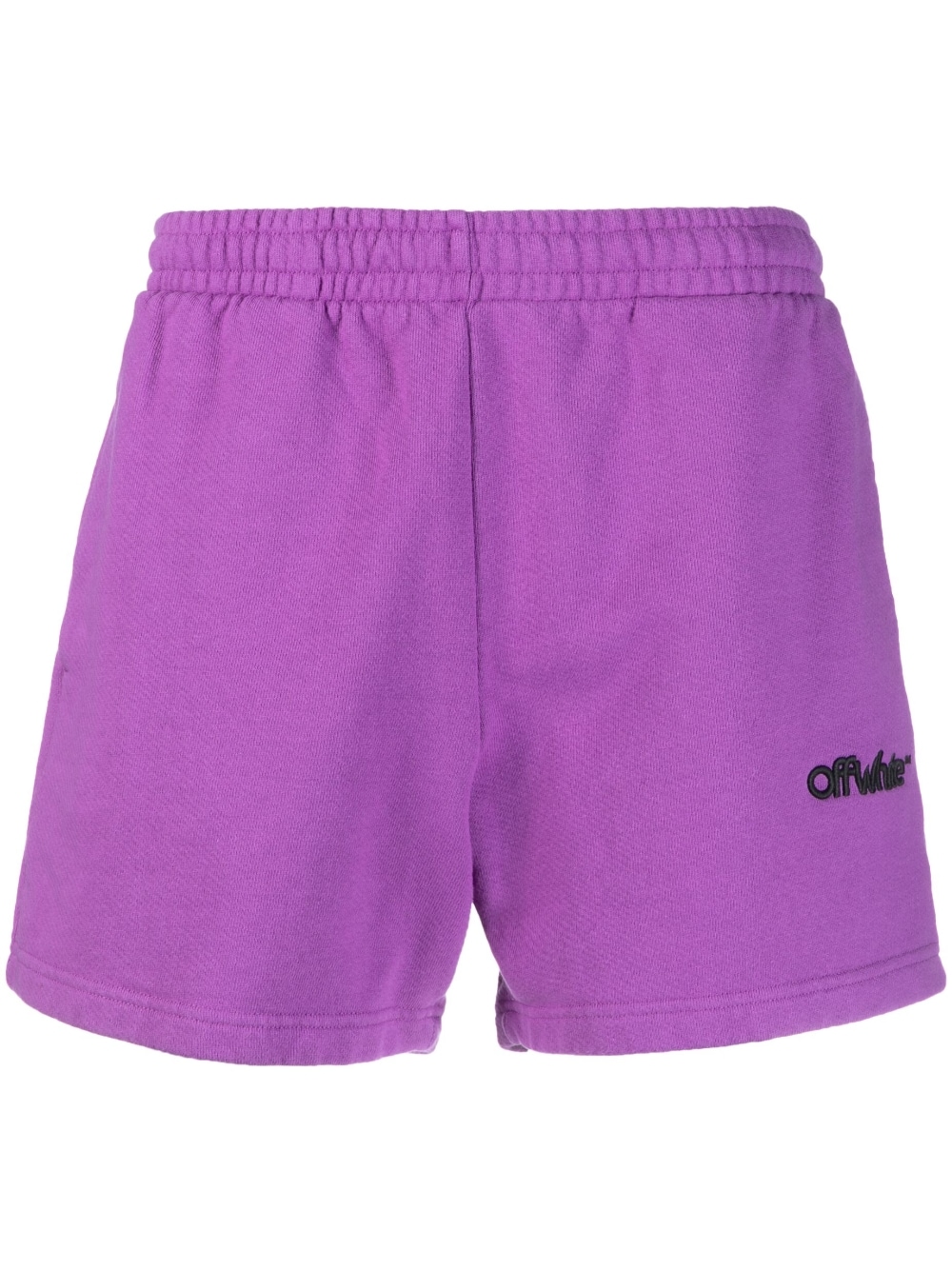 OFF-WHITE OFF-WHITE- Chunky Logo Cotton Shorts