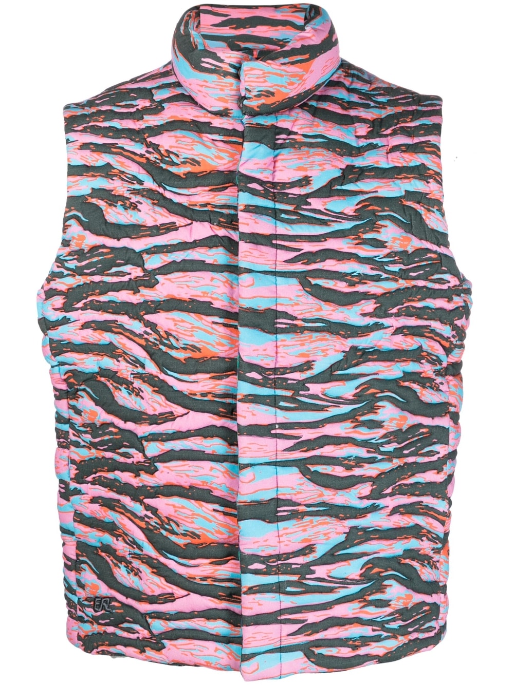 ERL ERL- Waistcoat With All-over Print