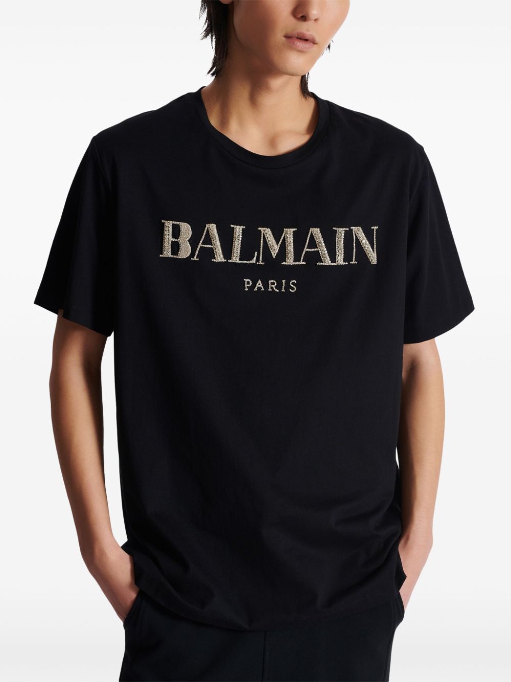 Balmain BALMAIN- Cotton T-shirt With Logo