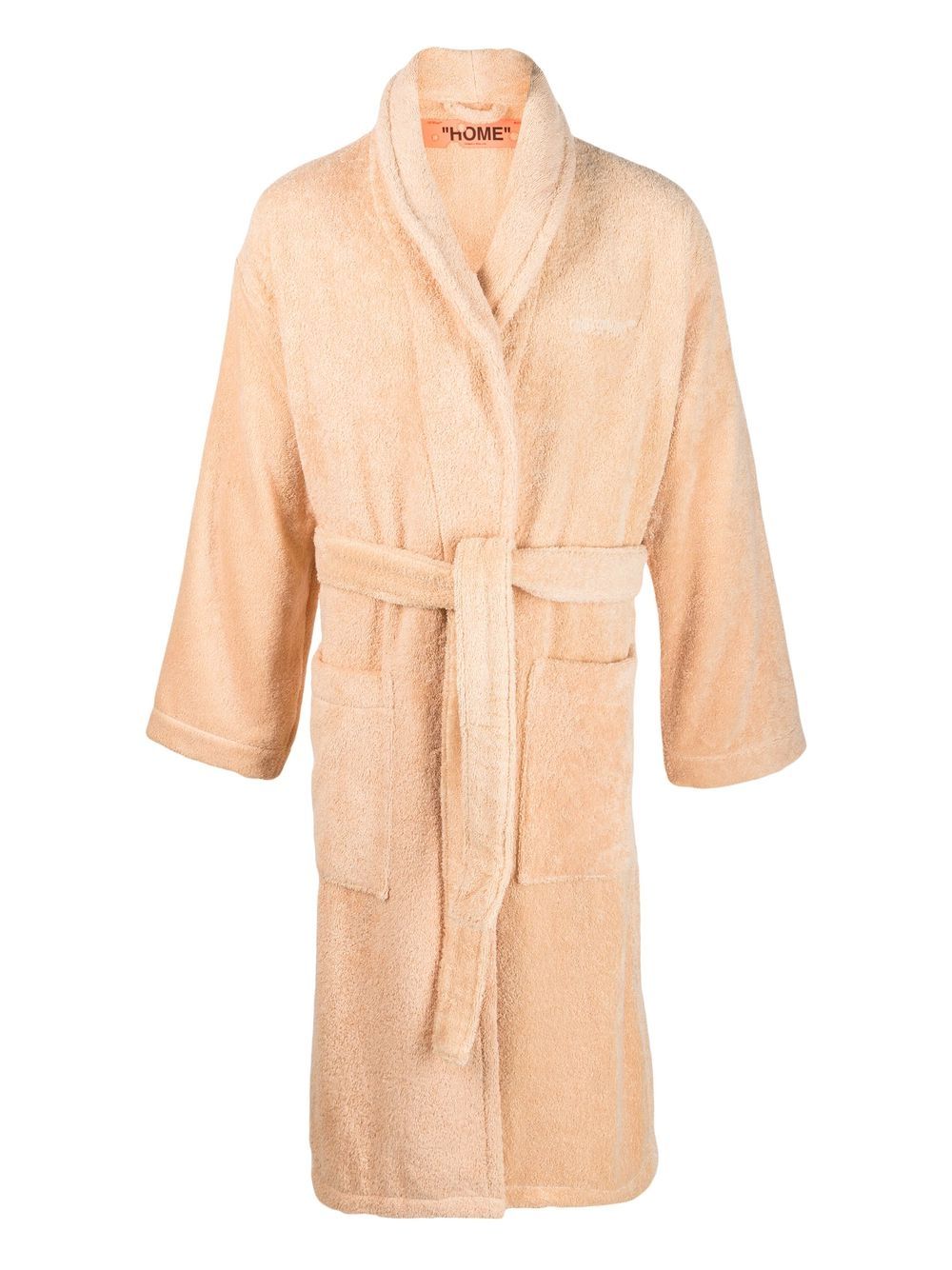 OFF-WHITE OFF-WHITE- Bookish Cotton Bathrobe