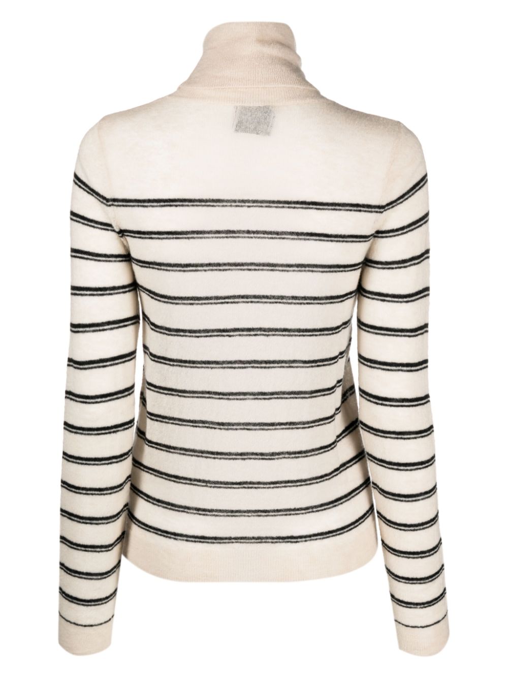 Alysi ALYSI- Striped Turtleneck Sweater