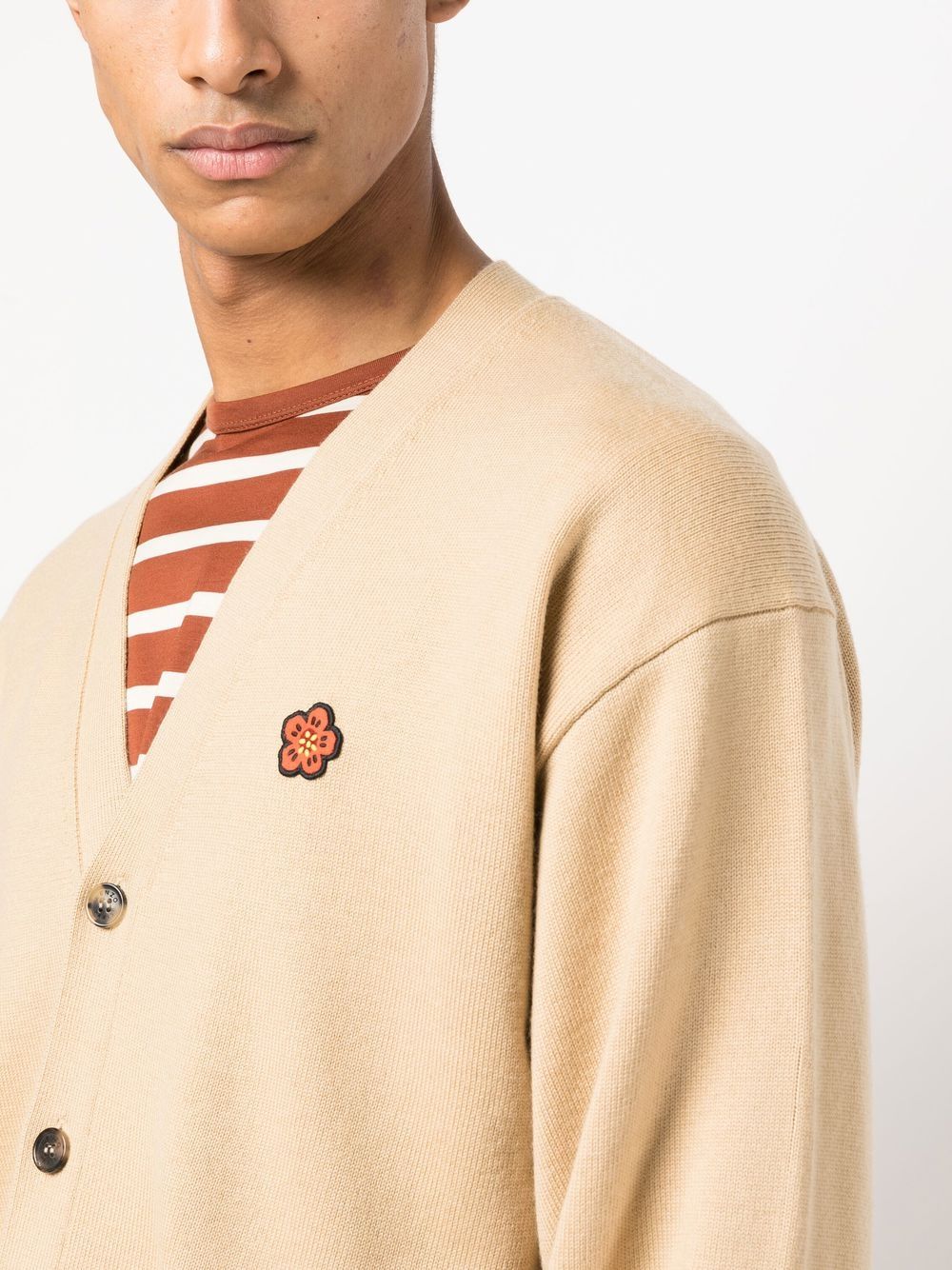 Kenzo KENZO- Boke Flower Wool Cardigan