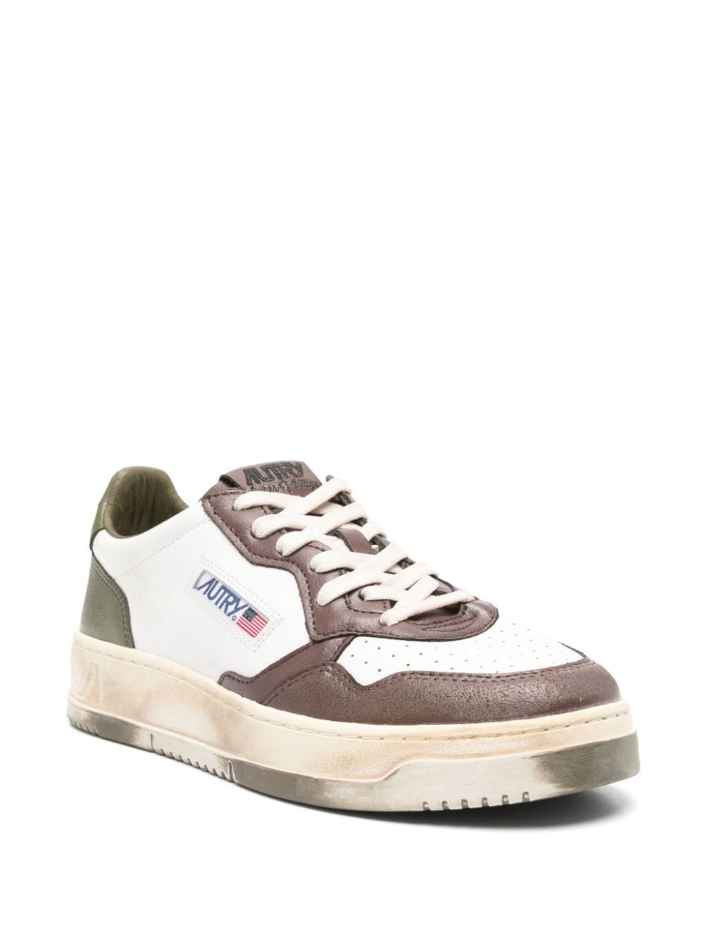 AUTRY AUTRY- Super Vintage Low Leather Sneakers