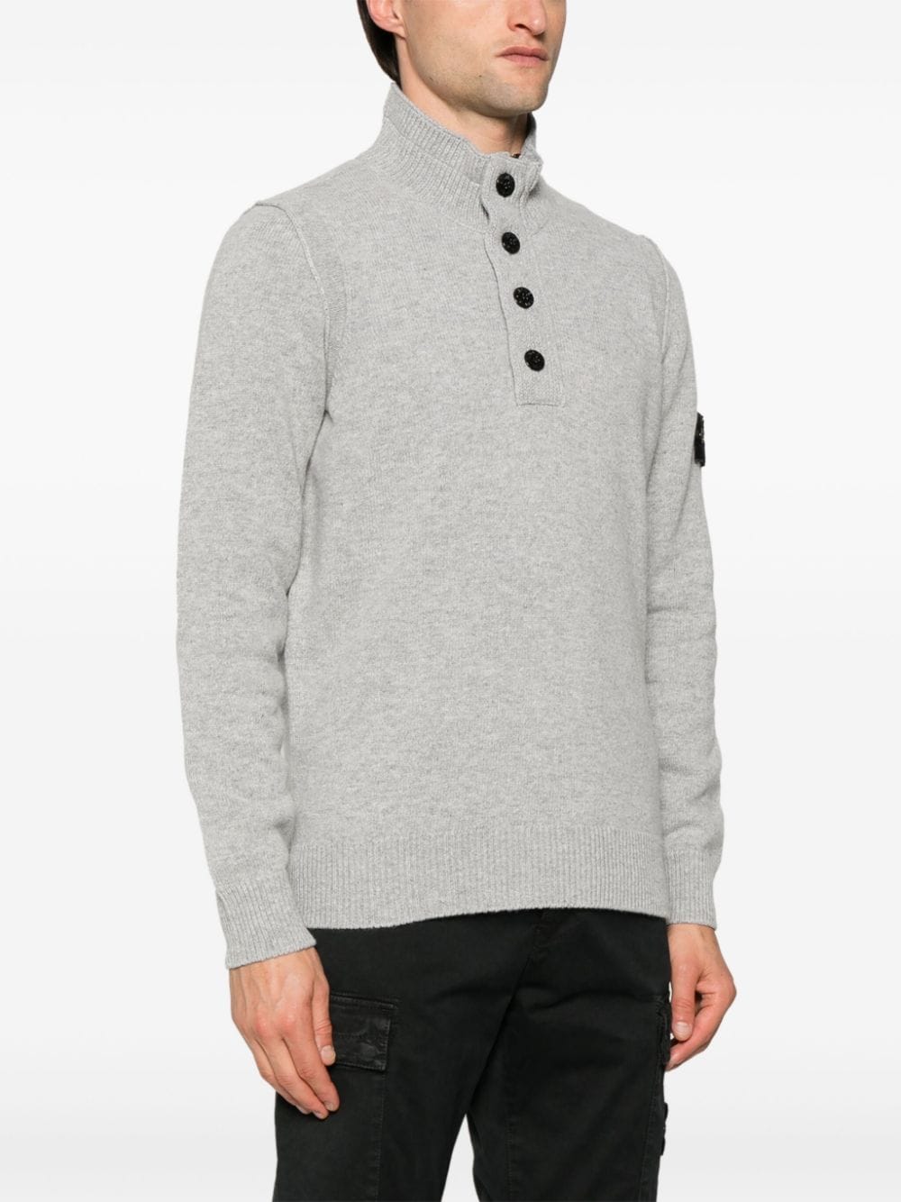 Stone Island STONE ISLAND- Sweater With Logo