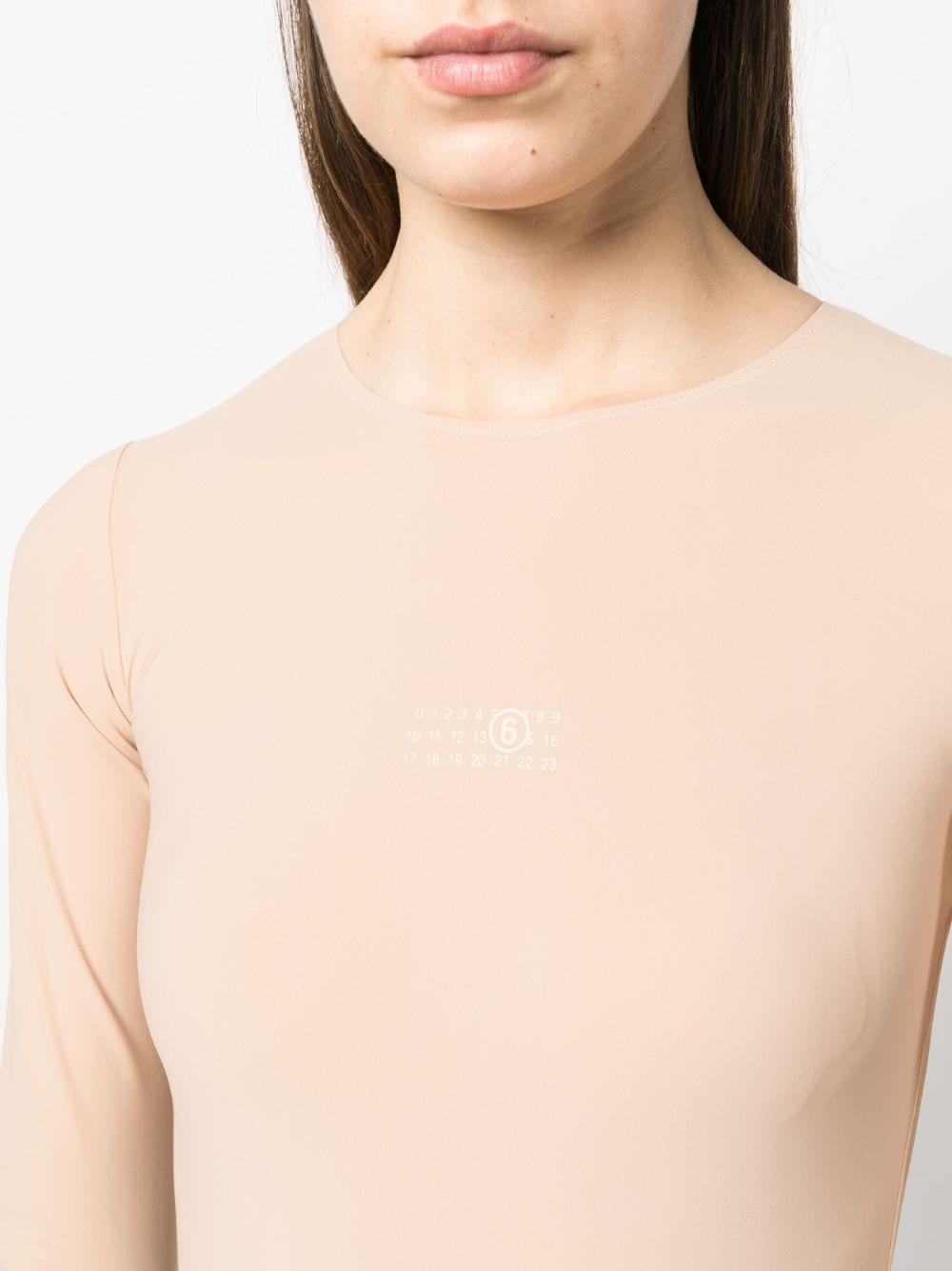 MM6 Maison Margiela MM6 MAISON MARGIELA- Long Sleeve Bodysuit