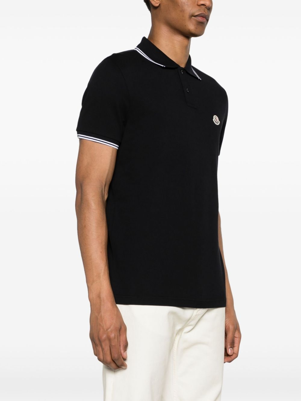 Moncler MONCLER- Logo Cotton Polo Shirt