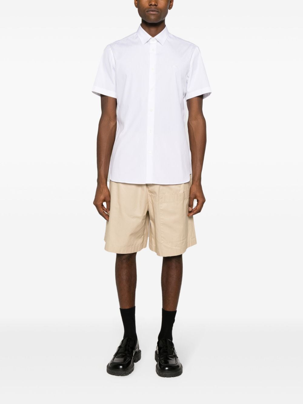 Burberry BURBERRY- Ekd Logo Cotton Shirt