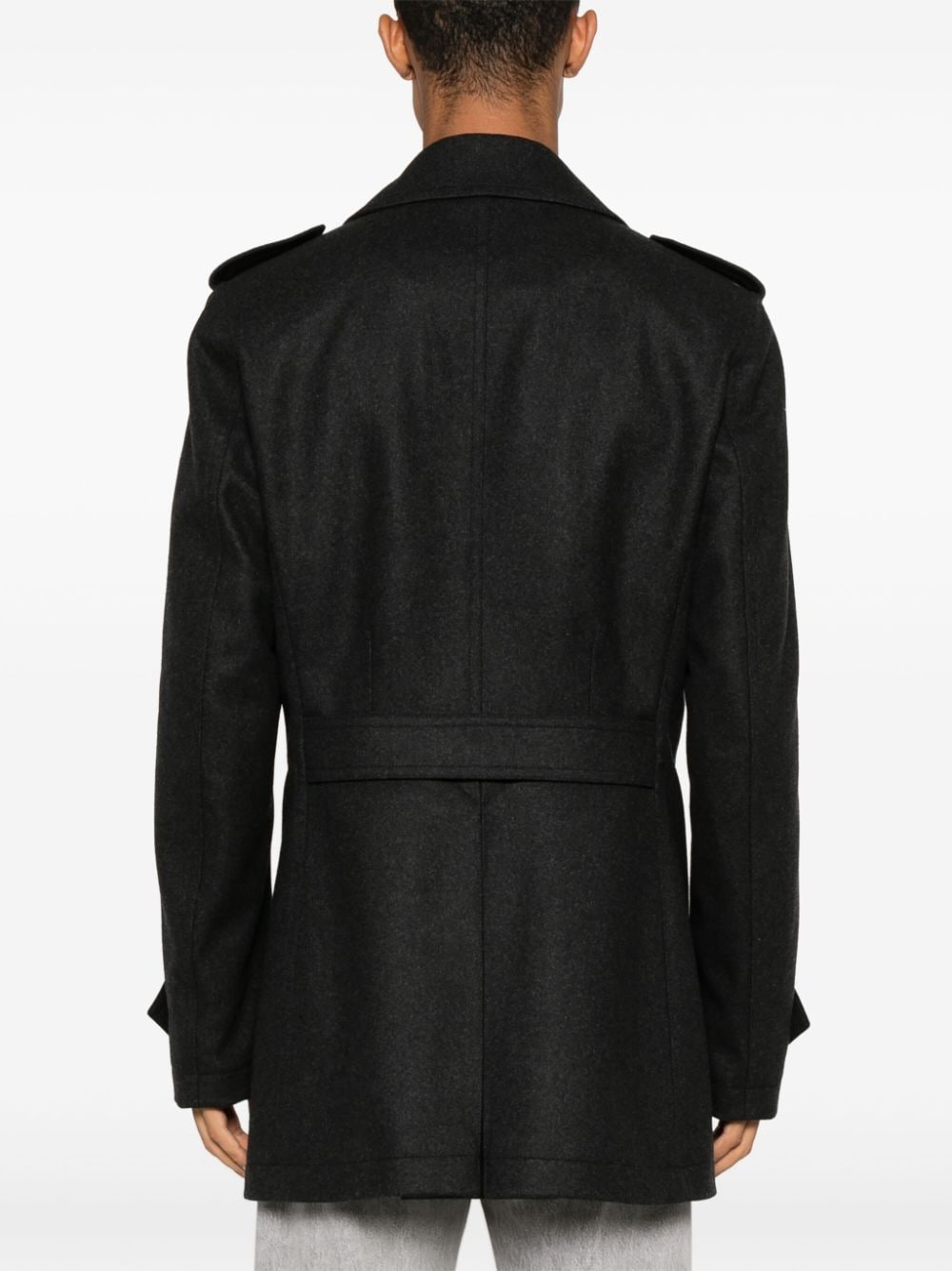 Dolce & Gabbana DOLCE & GABBANA- Wool Blend Caban Coat