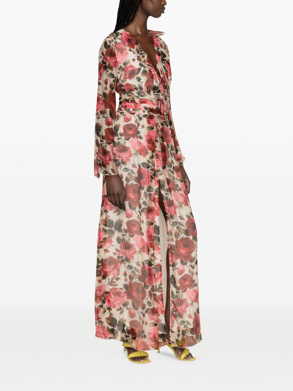  BLUGIRL- Long Dress With Flower Print