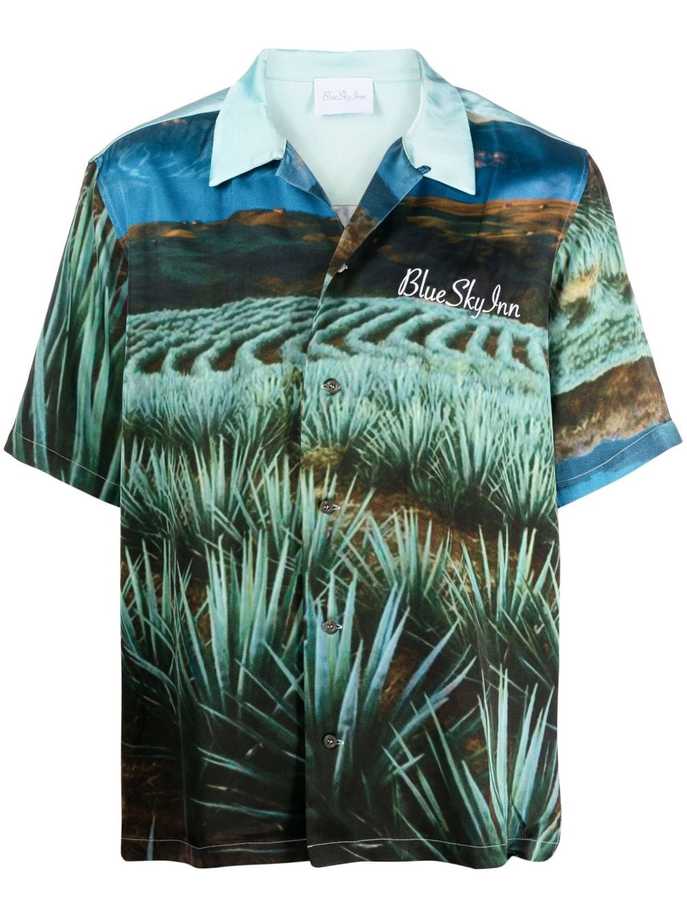 BLUE SKY INN BLUE SKY INN- Printed Viscose Shirt