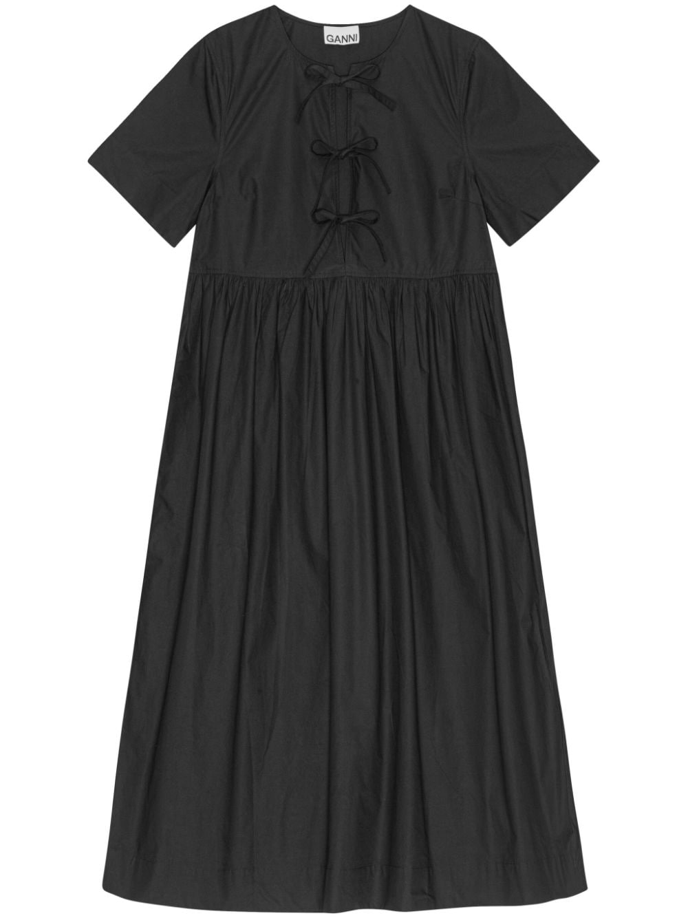 Ganni GANNI- Cotton Long Dress