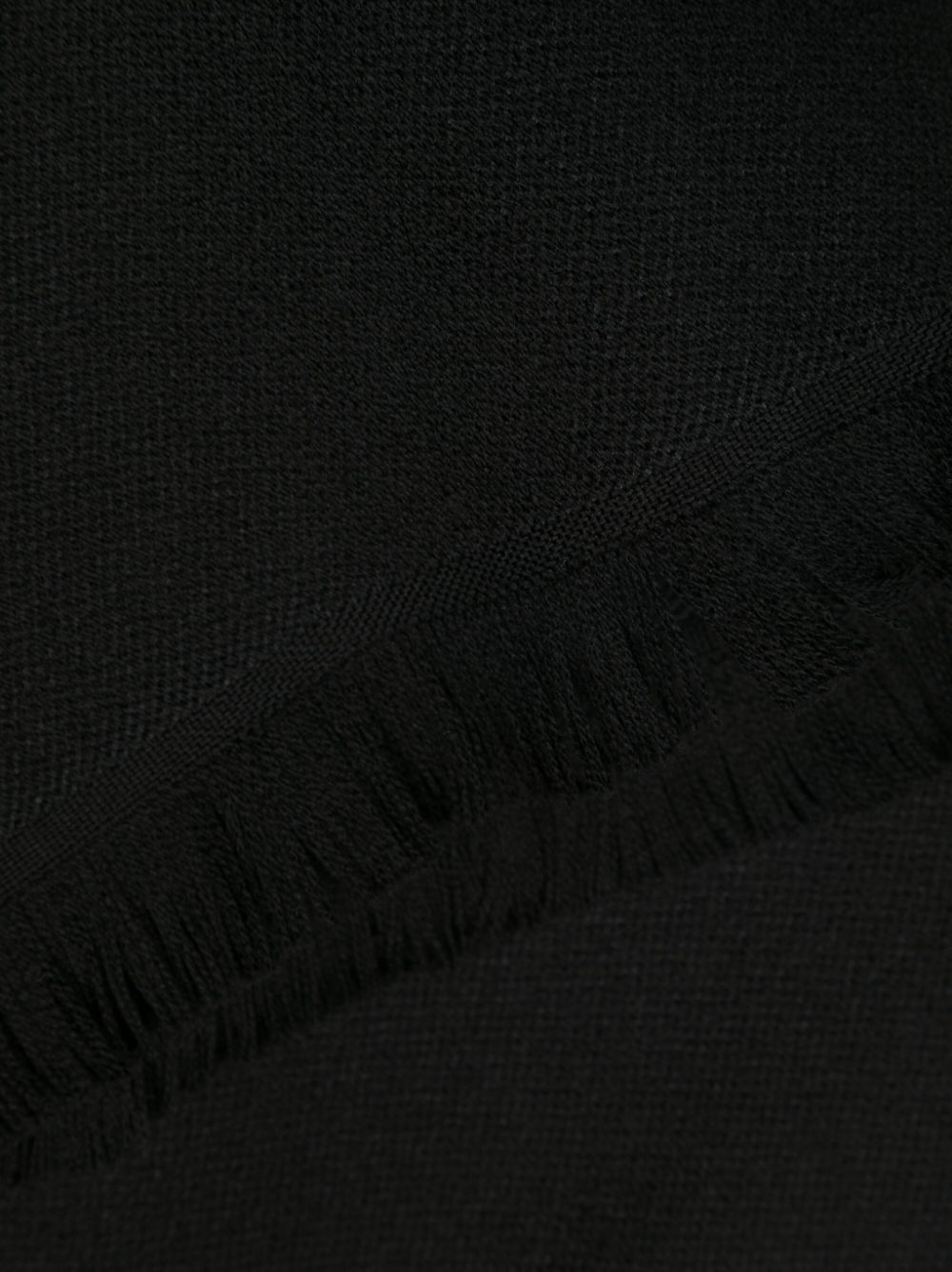 Emporio Armani EMPORIO ARMANI- Logo Wool Scarf