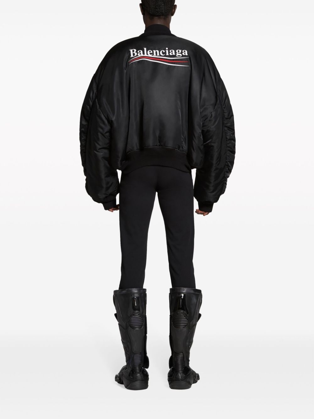 Balenciaga BALENCIAGA- Political Campaign Nylon Bomber Jacket