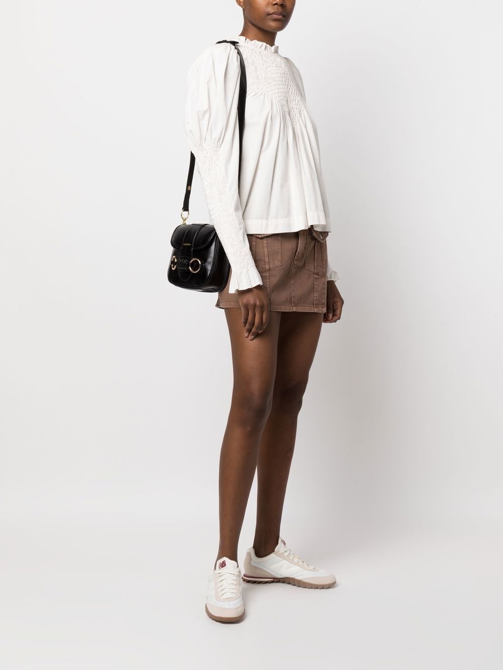 See By Chloé SEE BY CHLOÉ- Saddie Leather Shoulder Bag