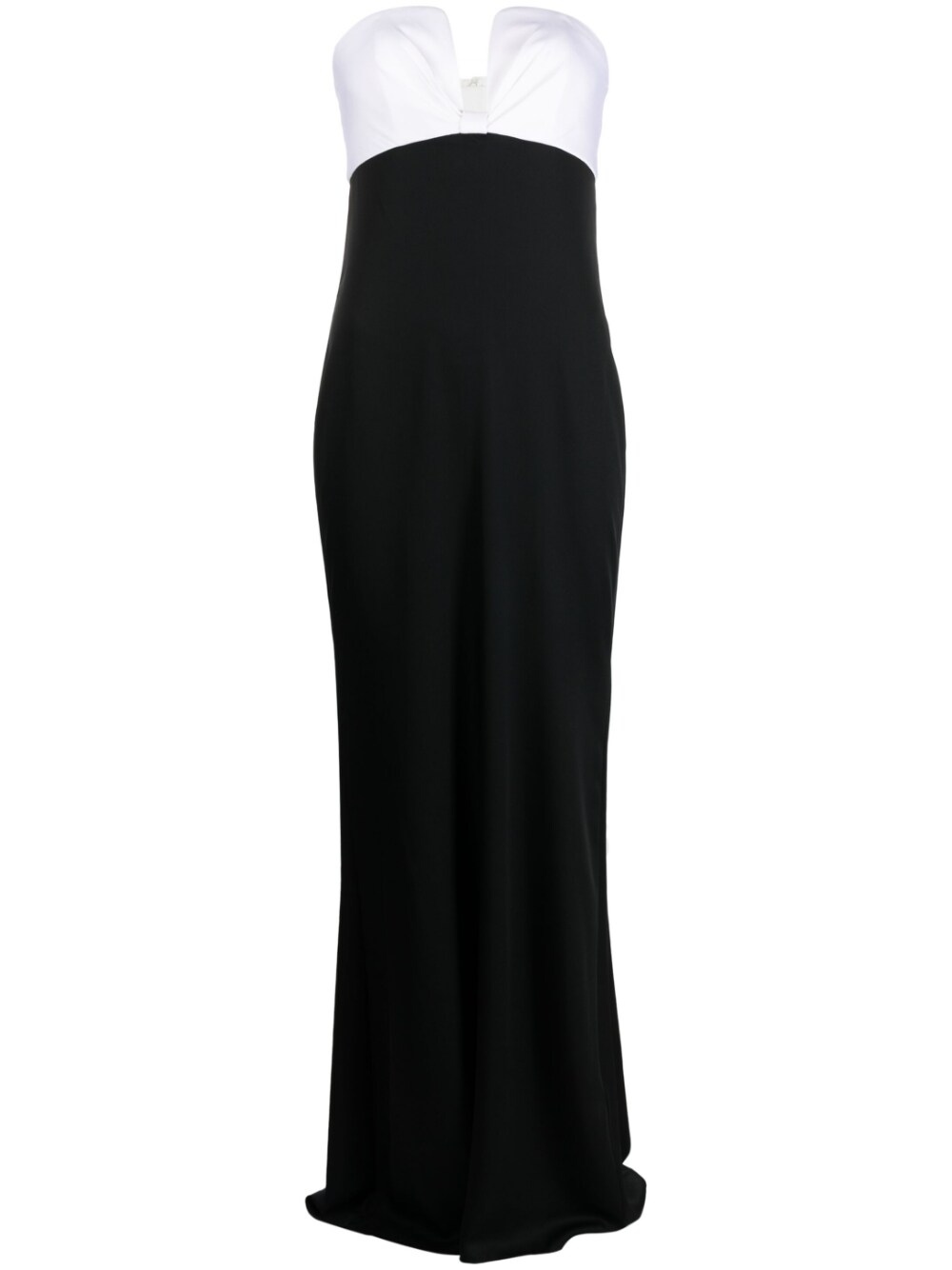 Roland Mouret ROLAND MOURET- Strapless Silk Crepe Maxi Dress