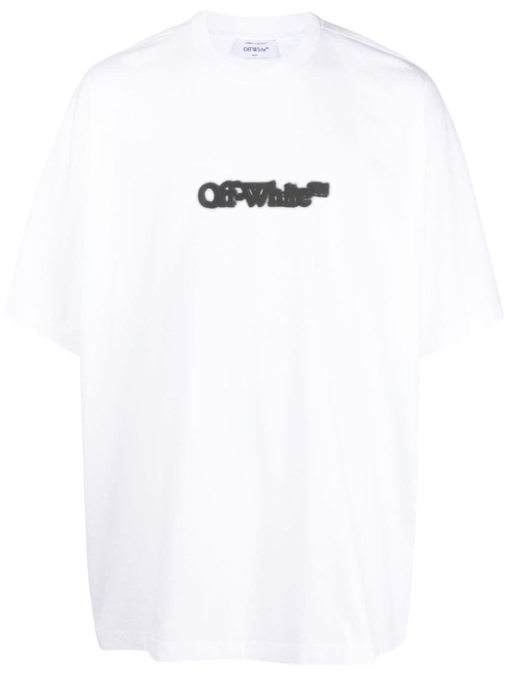 OFF-WHITE OFF-WHITE- Logo Cotton T-shirt