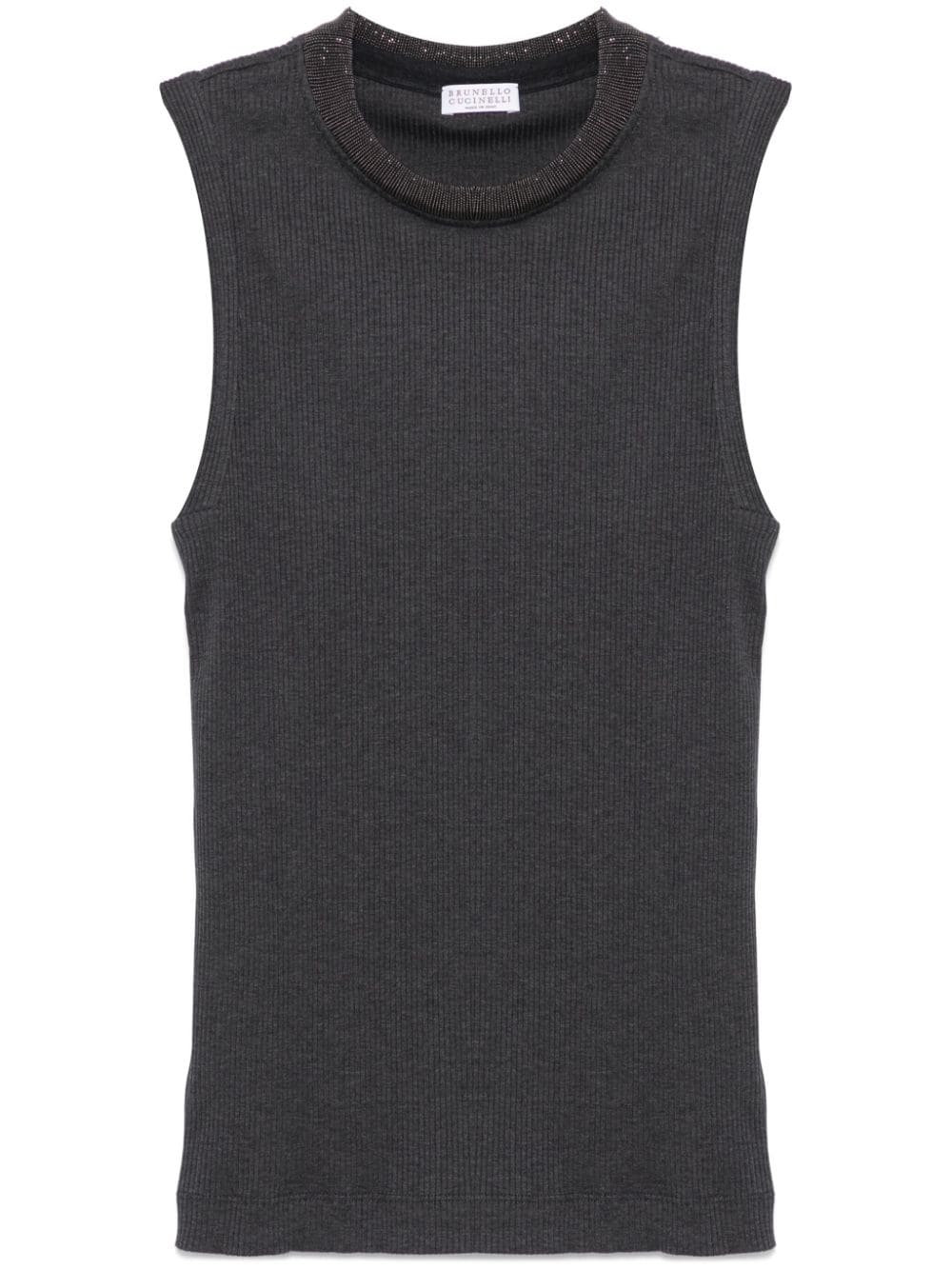 Brunello Cucinelli BRUNELLO CUCINELLI- Cotton Tank Top