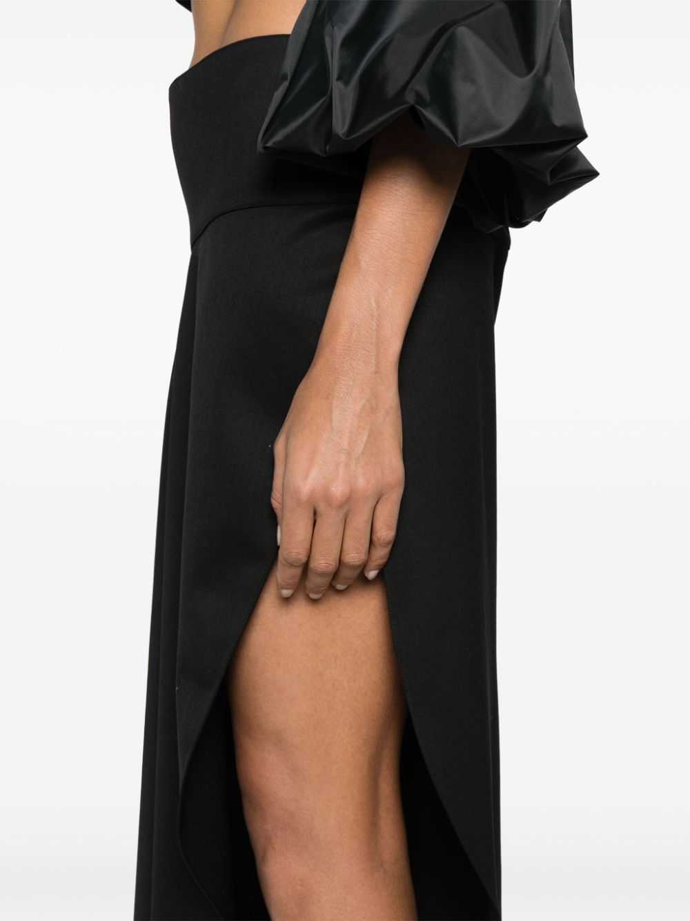 Alaïa ALAÏA- Wool Asymmetric Skirt