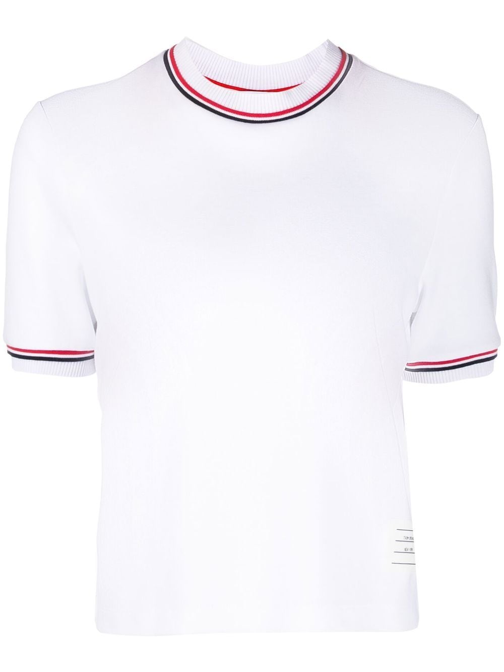 Thom Browne THOM BROWNE- Rwb Stripe Cotton T-shirt