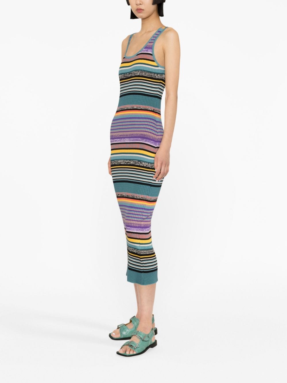 Ps Paul Smith PS PAUL SMITH- Striped Midi Dress