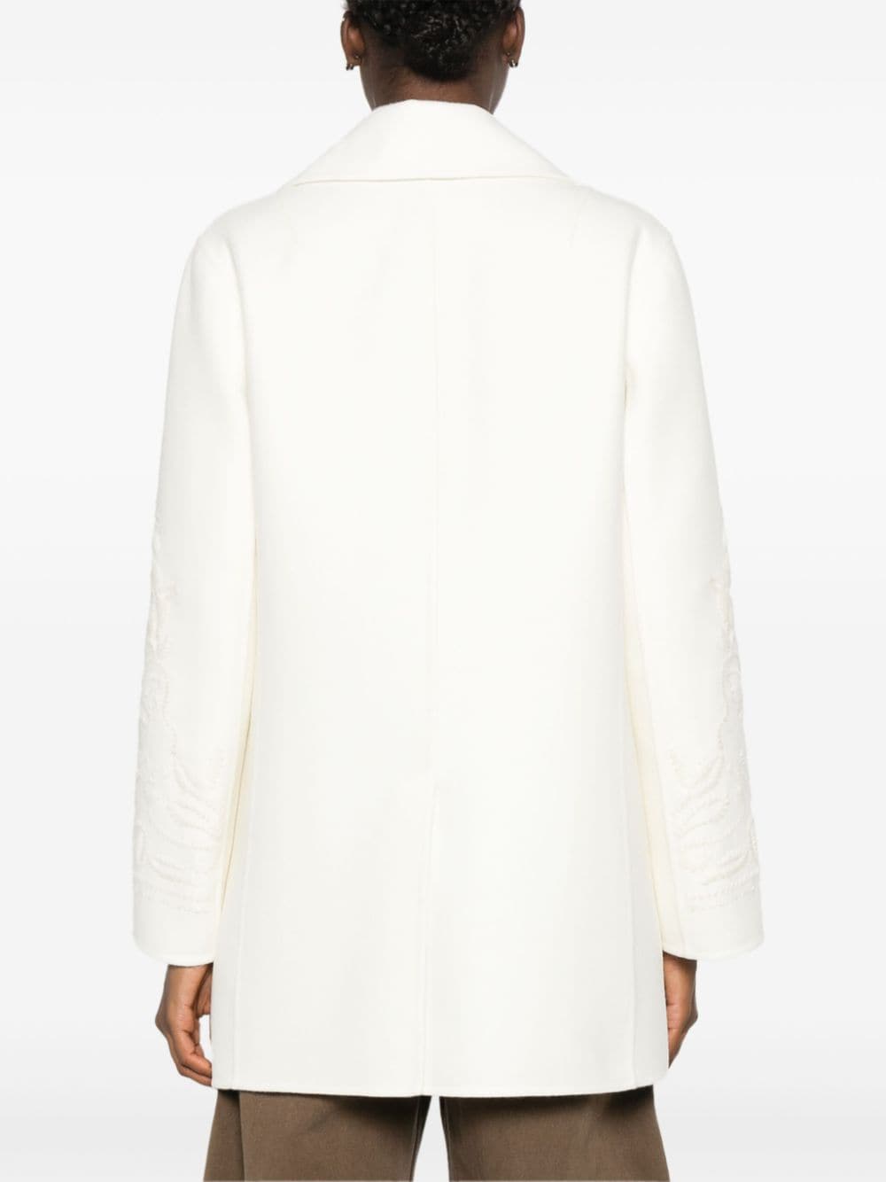 Ermanno Scervino ERMANNO SCERVINO- Wool Single-breasted Coat