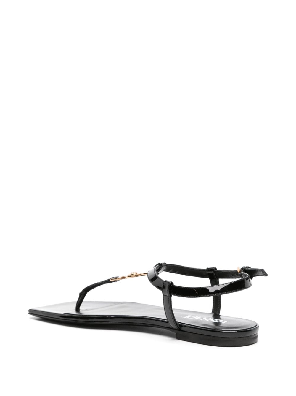 Versace VERSACE- La Medusa Patent Leather Sandals