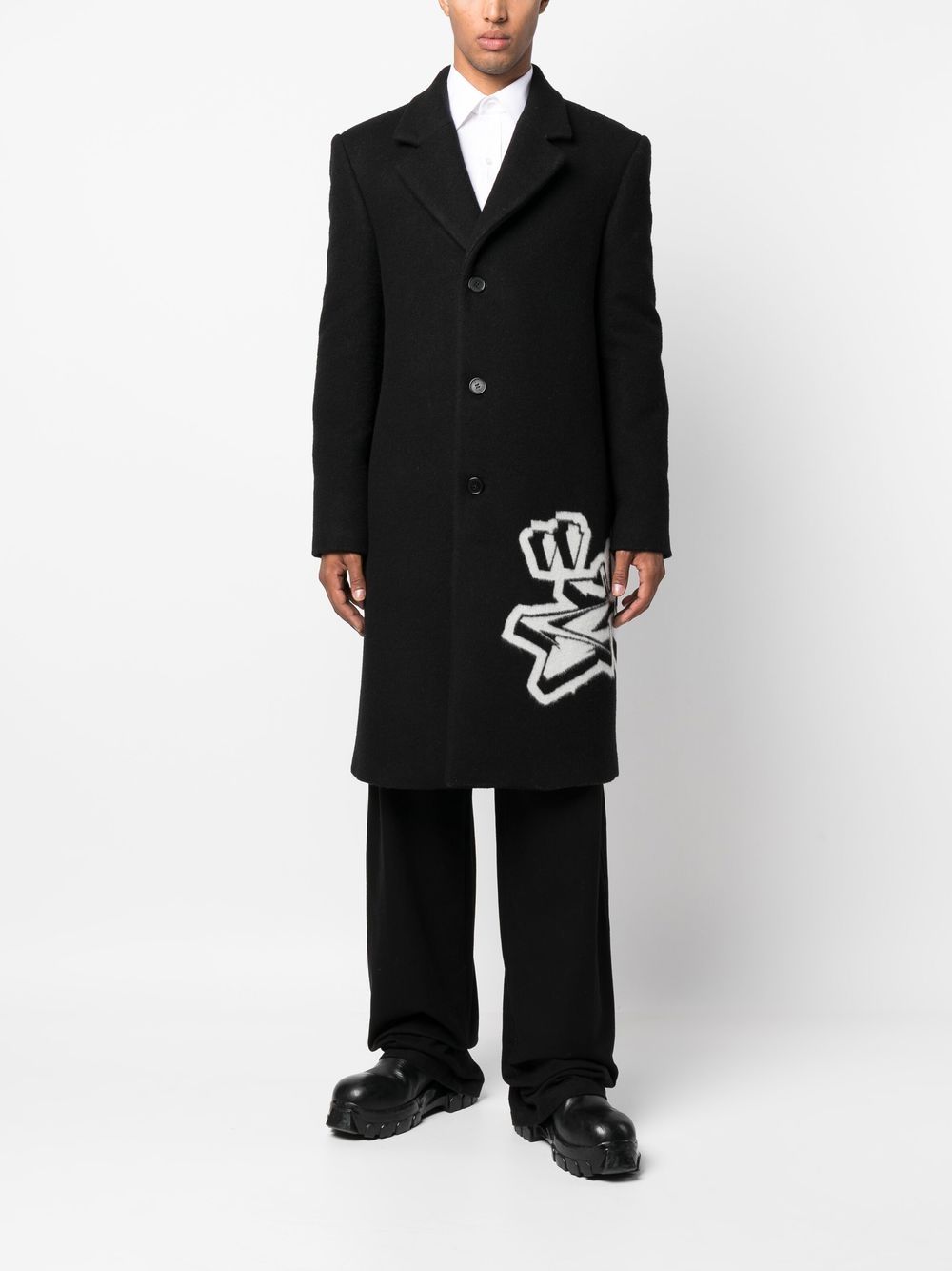 OFF-WHITE OFF-WHITE- Wool Coat