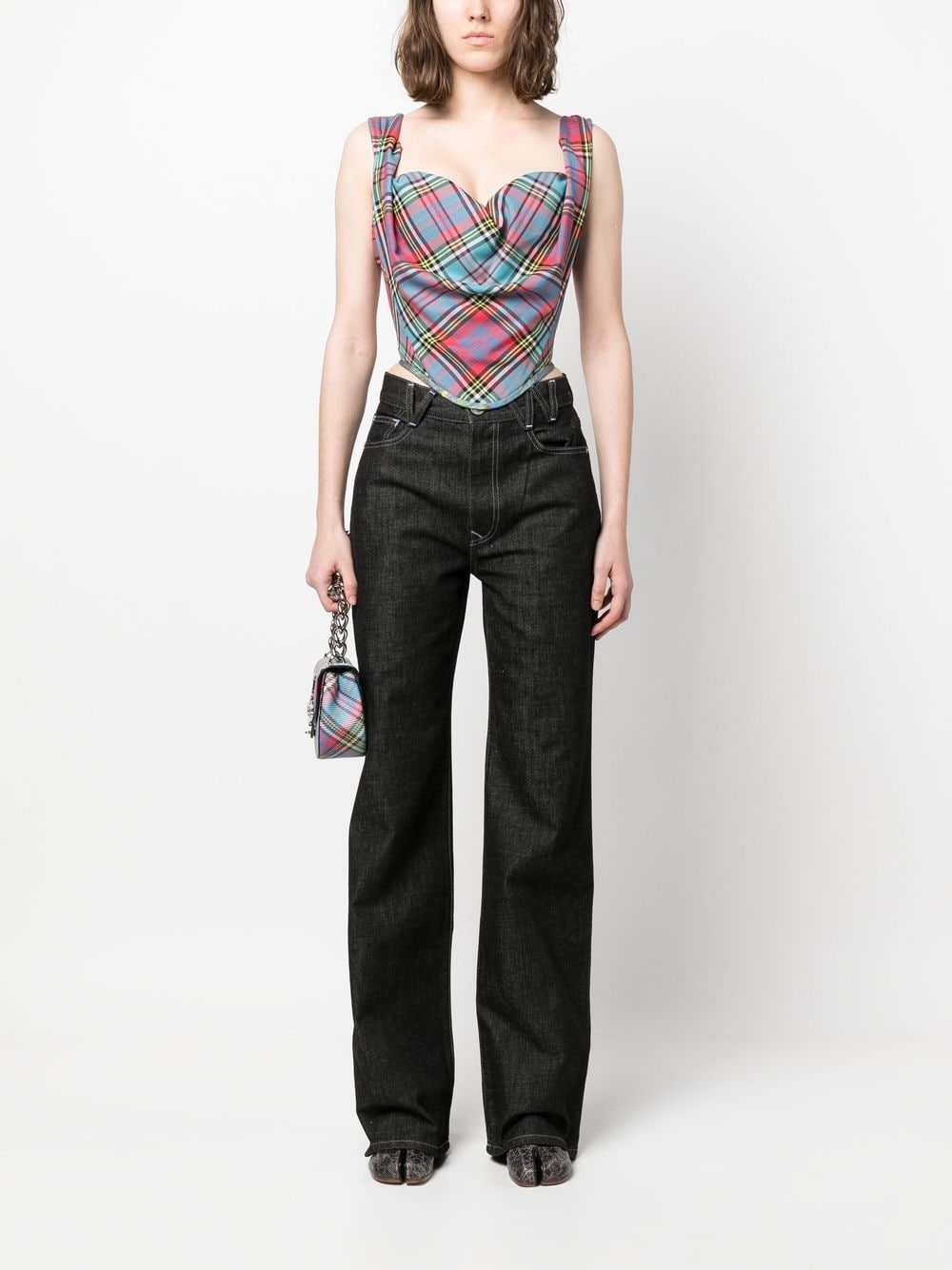 Vivienne Westwood VIVIENNE WESTWOOD- Tartan Corset Top