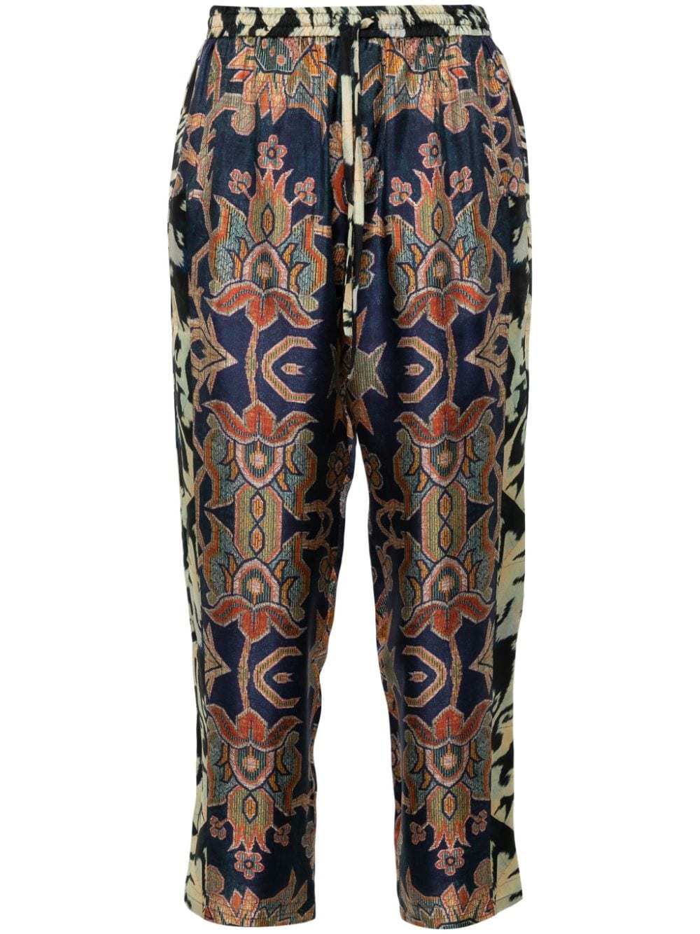 Pierre-Louis Mascia PIERRE-LOUIS MASCIA- Printed Silk Trousers