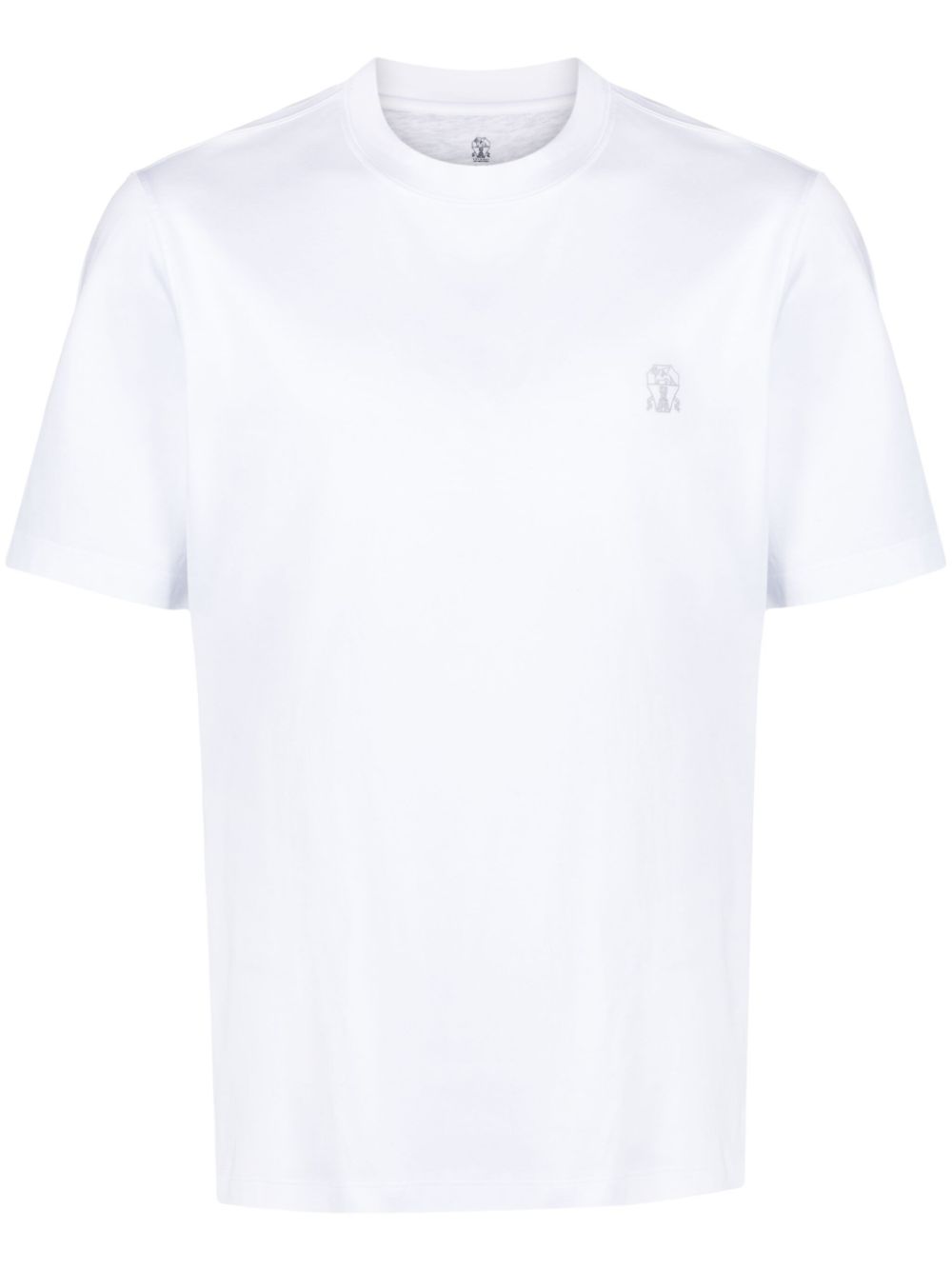 Brunello Cucinelli BRUNELLO CUCINELLI- Logo Cotton T-shirt