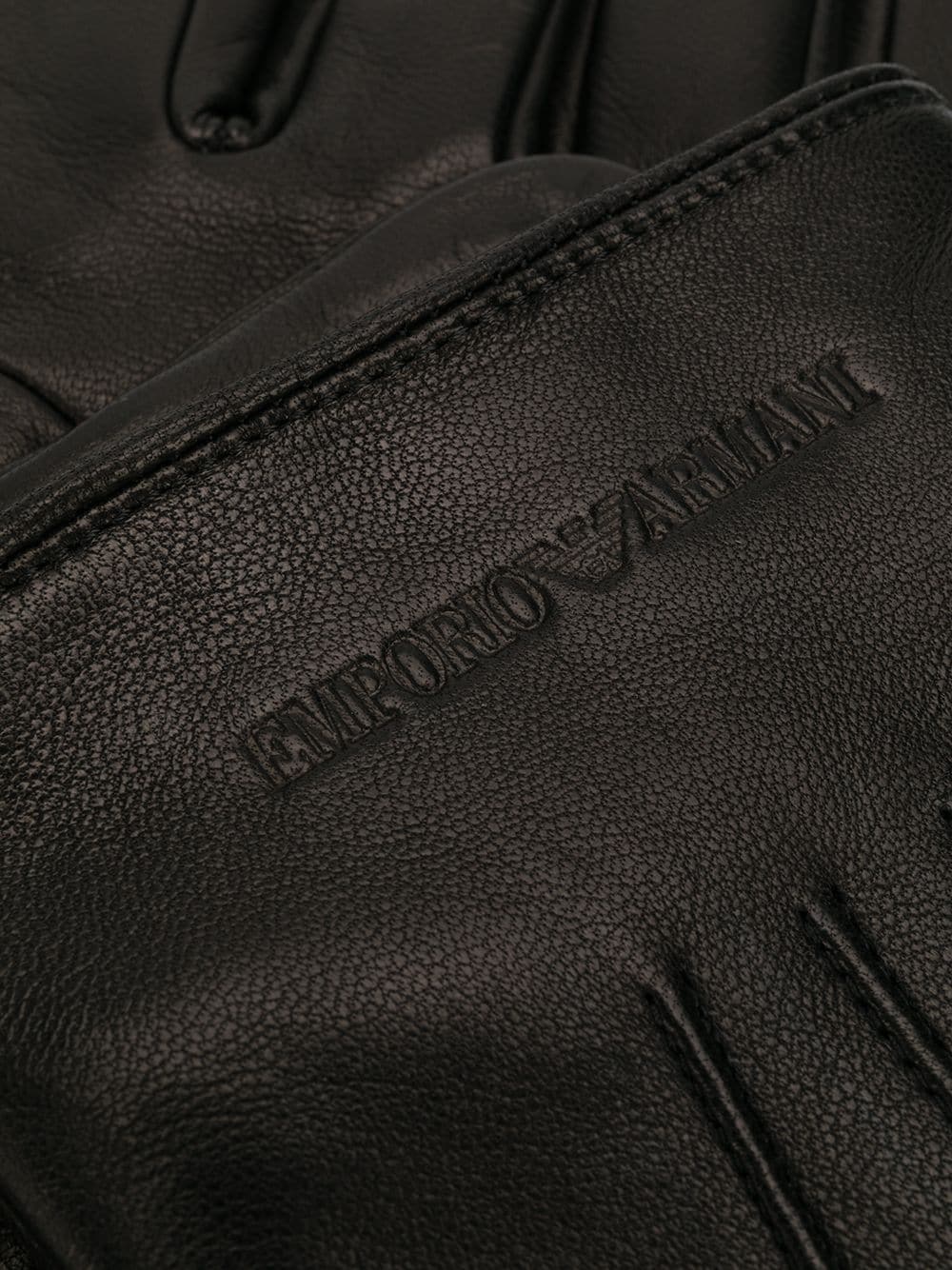 Emporio Armani EMPORIO ARMANI- Leather Gloves