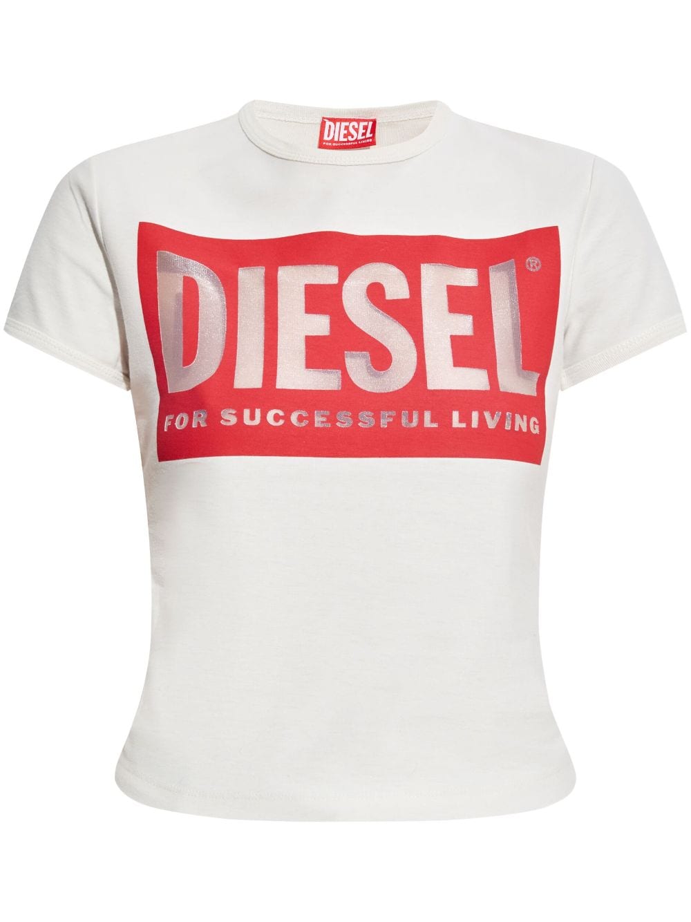 Diesel DIESEL- Logo Cotton T-shirt