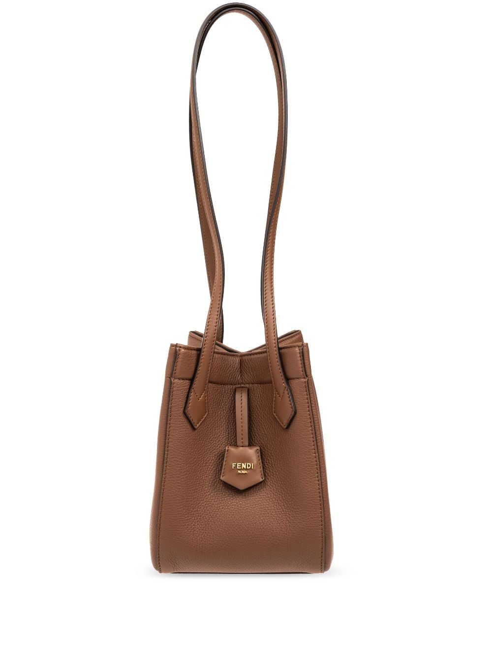 FENDI FENDI- Origami Mini Leather Bucket Bag