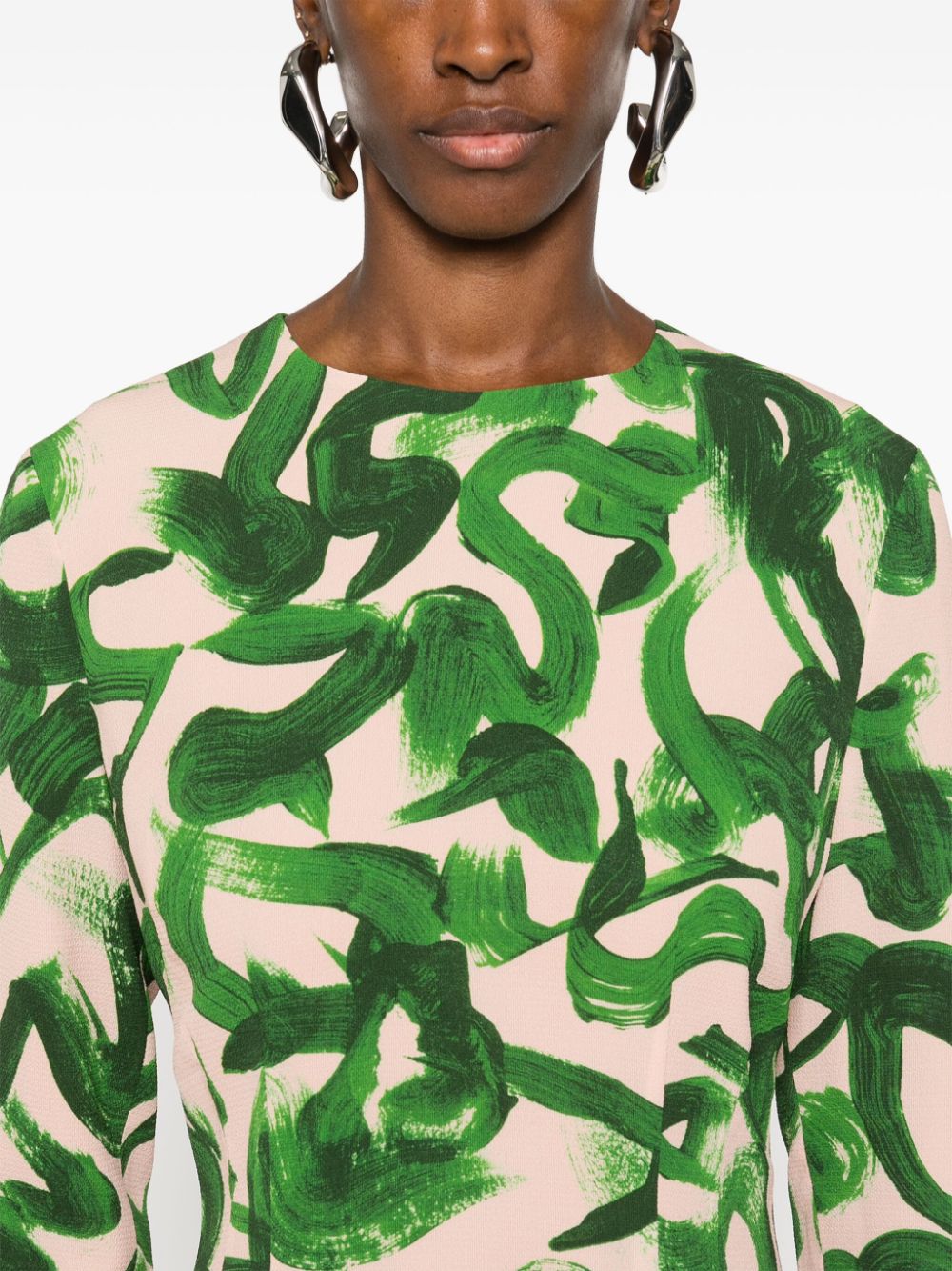 Dries Van Noten DRIES VAN NOTEN- Printed Midi Dress