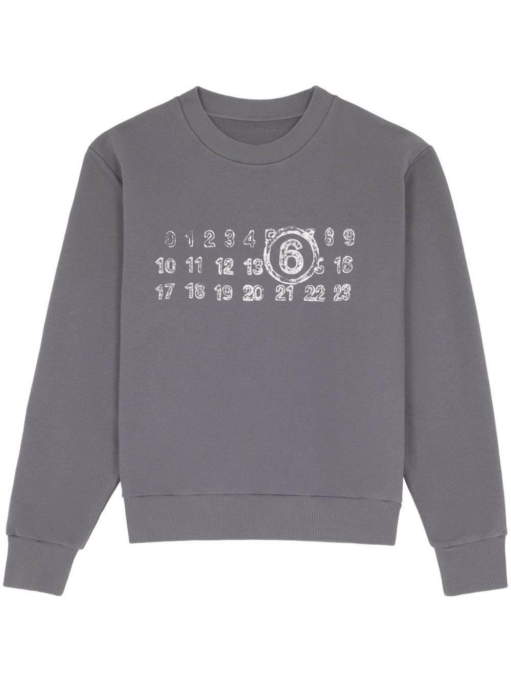 MM6 Maison Margiela MM6 MAISON MARGIELA- Logo Rundhals Sweatshirt