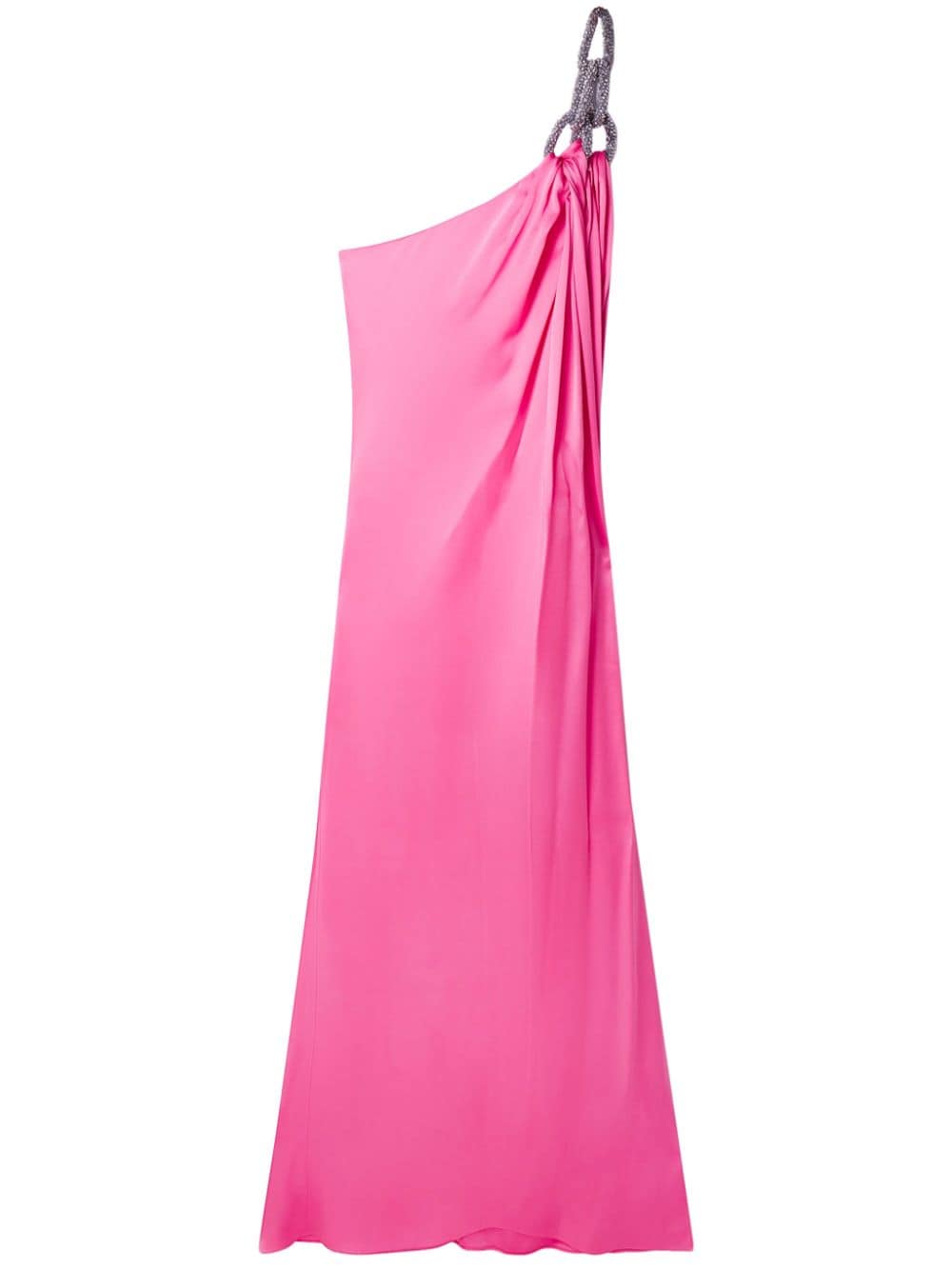 Stella McCartney STELLA MCCARTNEY- Crystal One-shoulder Long Dress