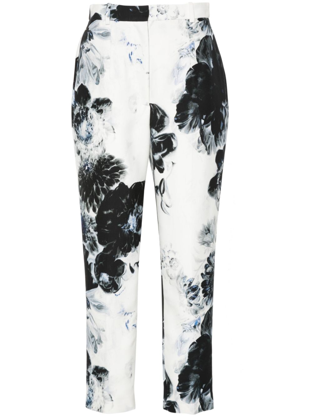 Alexander McQueen ALEXANDER MCQUEEN- Printed Cady Trousers