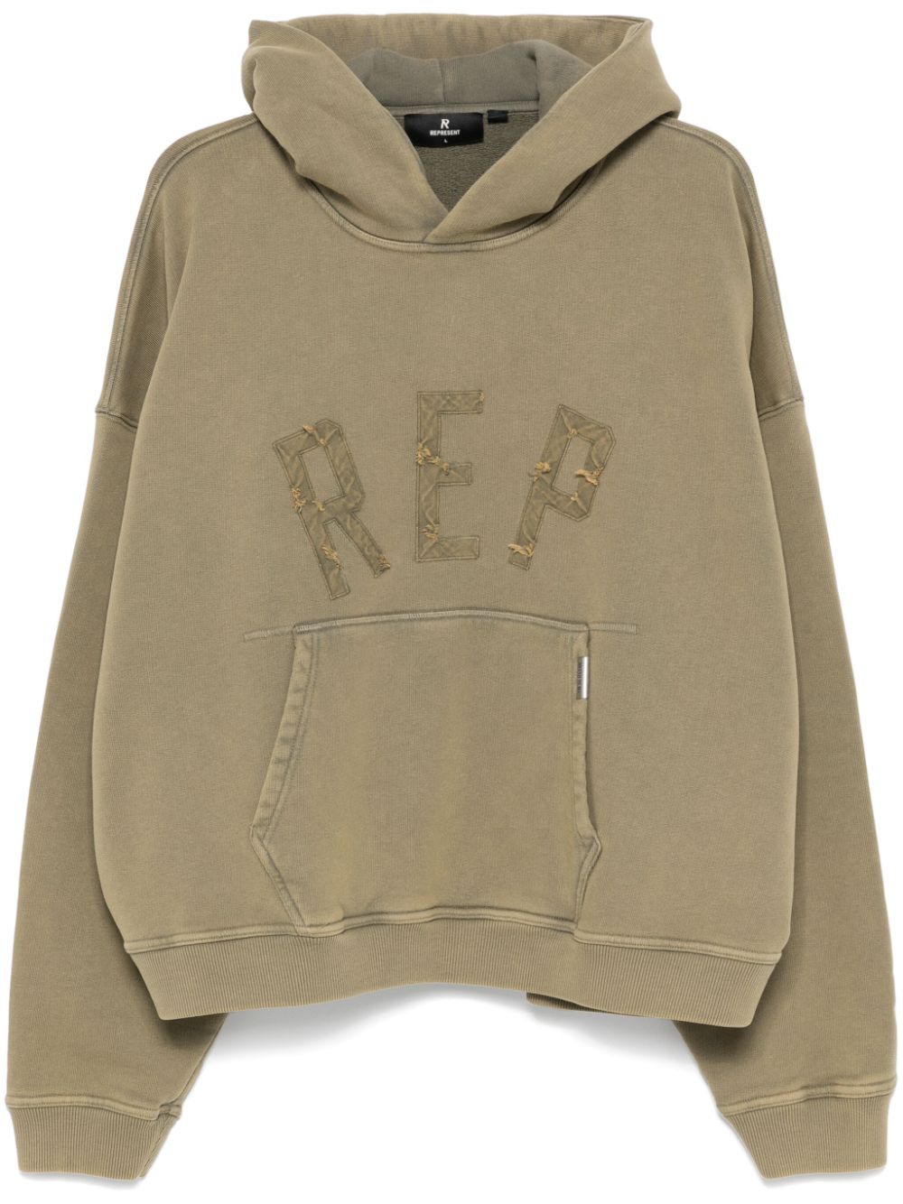 Represent REPRESENT- Rep Applique Hoodie