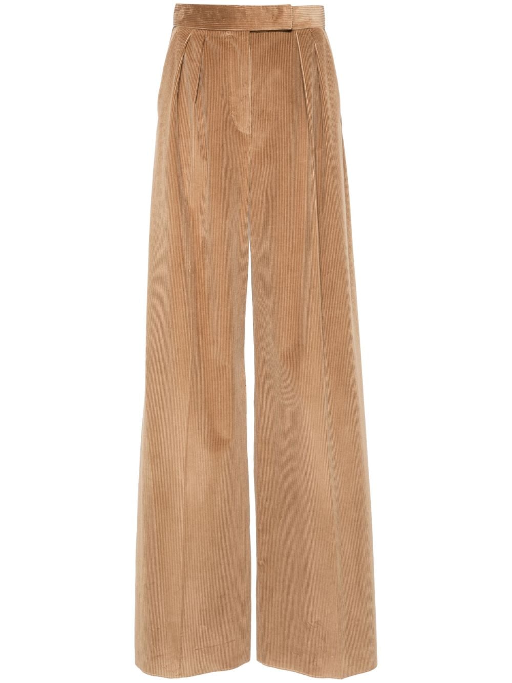 Max Mara MAX MARA- Velvet Wide-leg Trousers