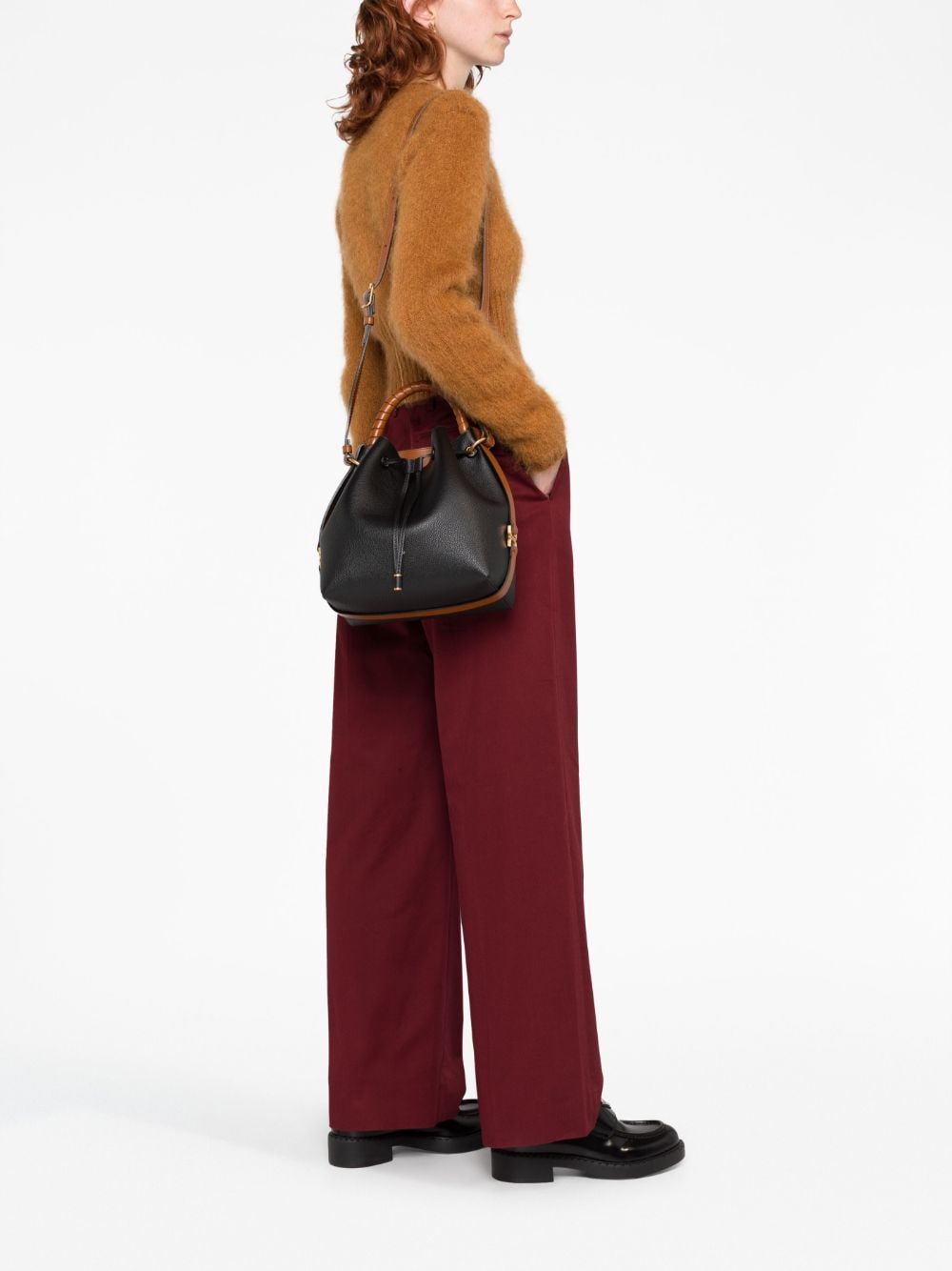 Chloé CHLOÉ- Marcie Leather Bucket Bag