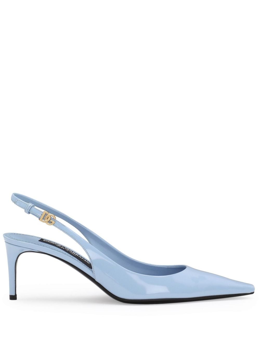 Dolce & Gabbana DOLCE & GABBANA- Leather Slingback Pumps