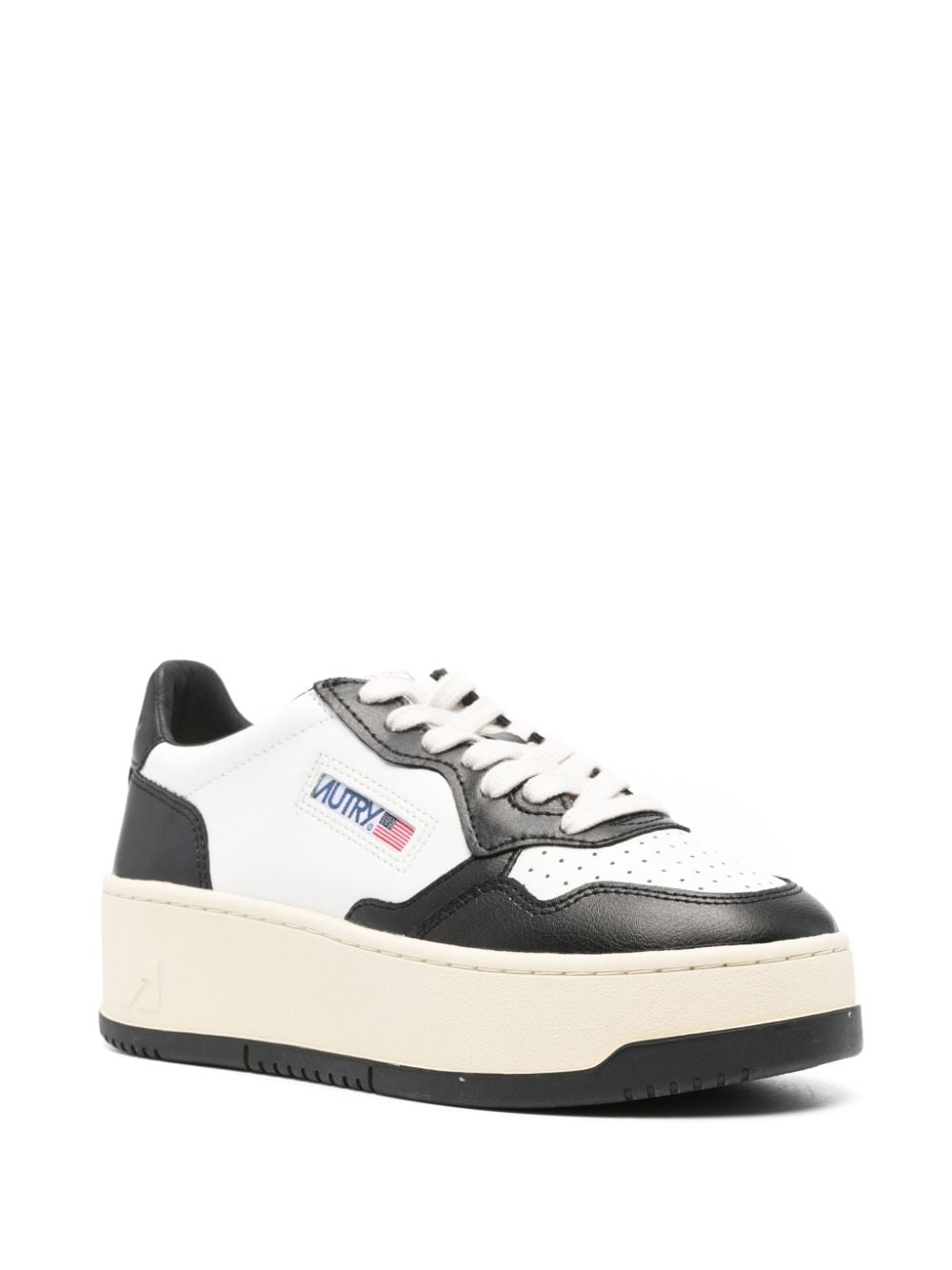 AUTRY AUTRY- Platform Low Leather Sneakers