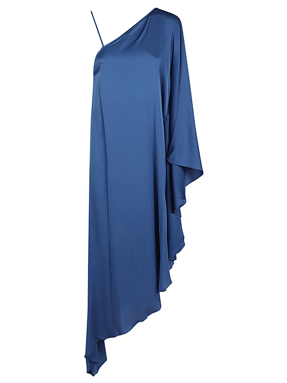 Silk95Five SILK95FIVE- Long Asymmetrical Silk Dress