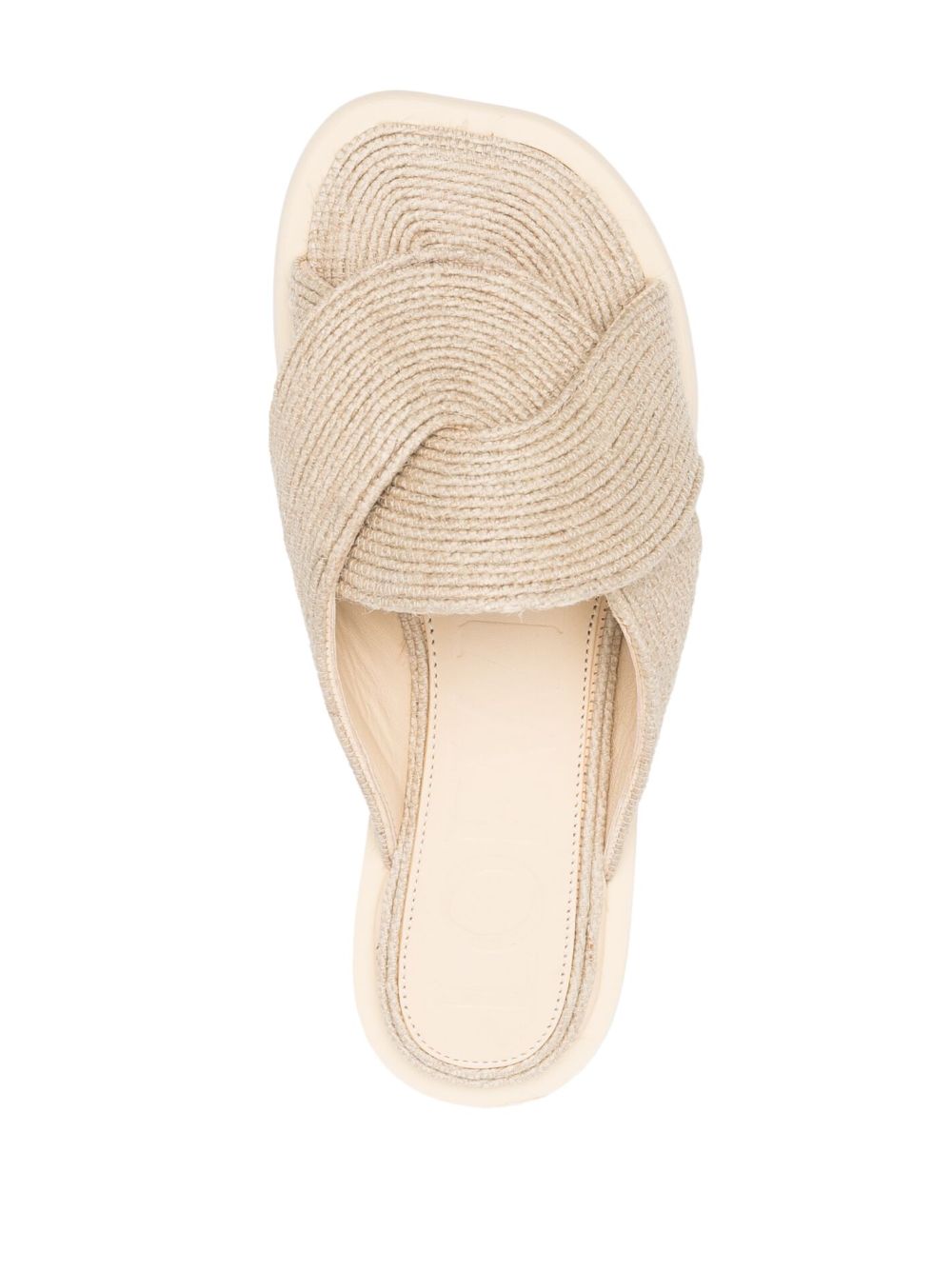 Loewe Paula's Ibiza LOEWE PAULA'S IBIZA- Petal Raffia Flat Sandals