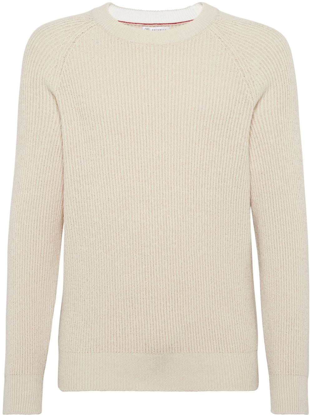 Brunello Cucinelli BRUNELLO CUCINELLI- Cotton Rib Stitch Sweater