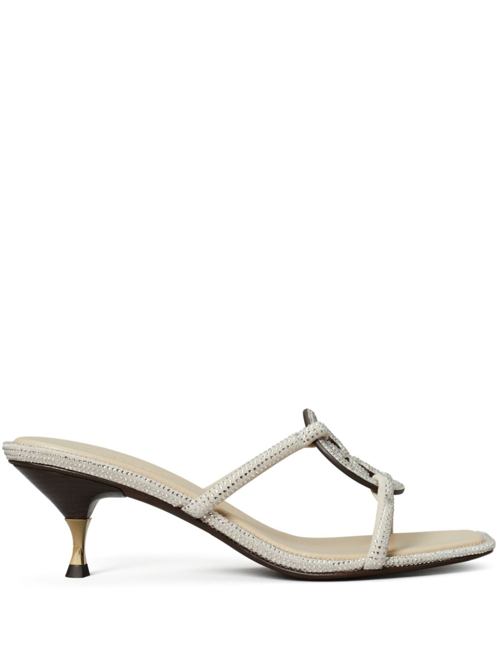 Tory Burch TORY BURCH- Miller Leather Heel Sandals