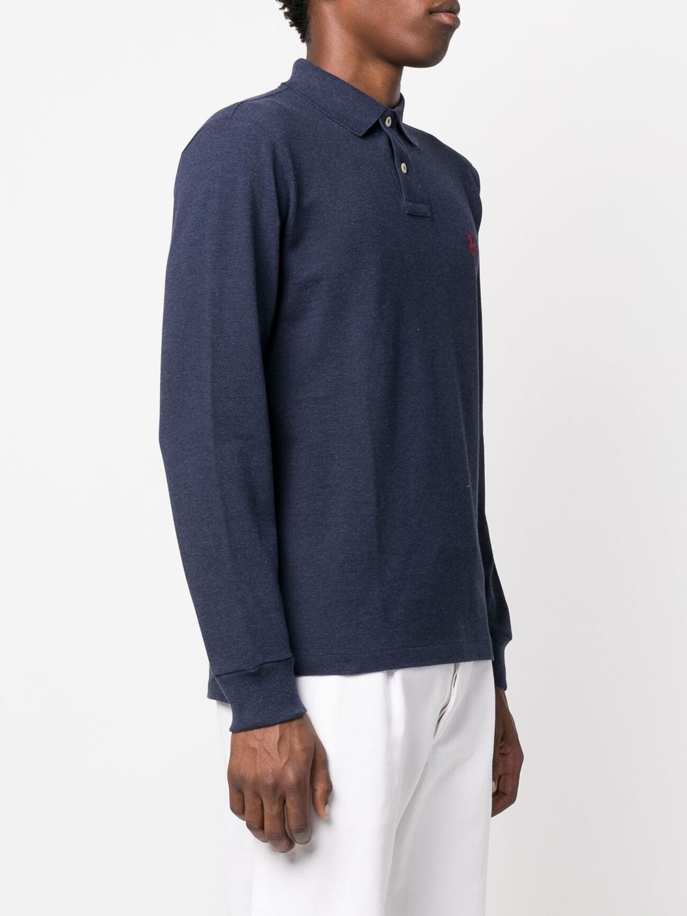 Polo Ralph Lauren POLO RALPH LAUREN- Long-sleeved Logo Polo Shirt